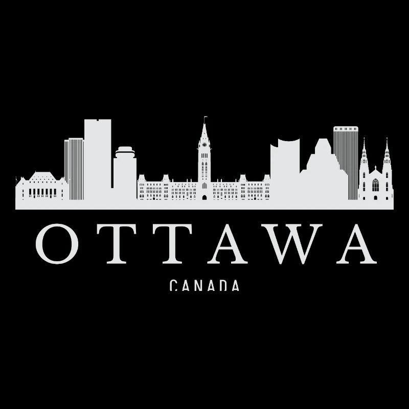 Ottawa-Skyline, Ottawa, Kanada