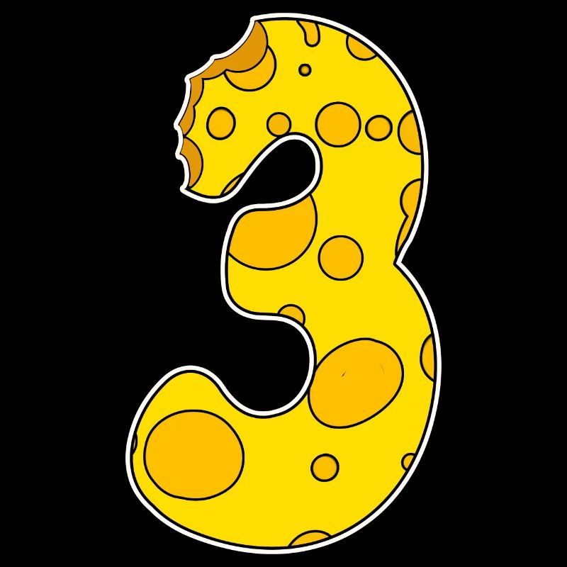 Number 3 - Three - Third