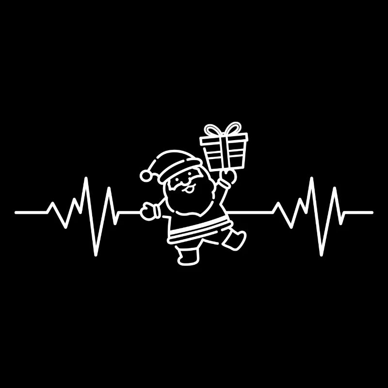 Impression cadeau Battement de cœur du Père Noël