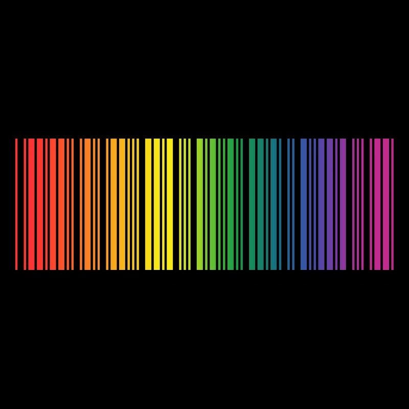Make Love Barcode Scanbar Rainbow Gift LGBT