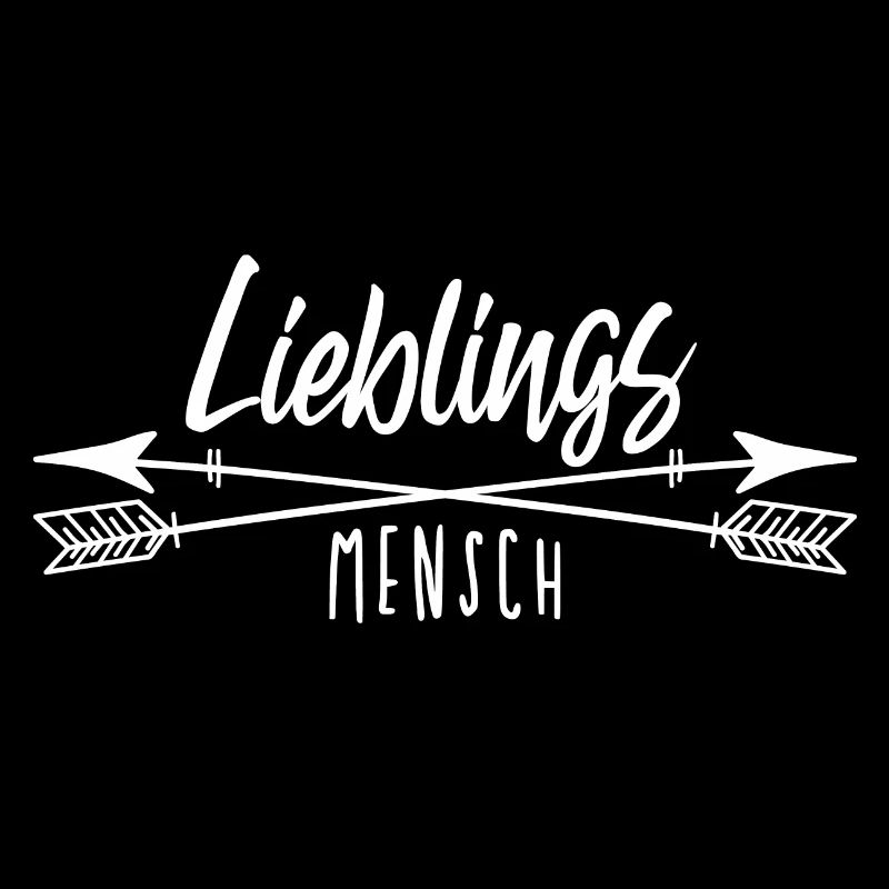 Lieblingsmensch Handschrift Boho Pfeil Liebe