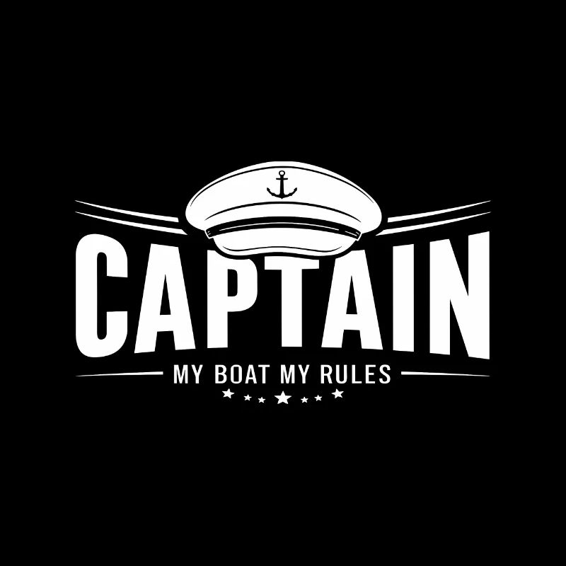 Capitaine Capitaine - Mon Bateau Mes Règles Citation