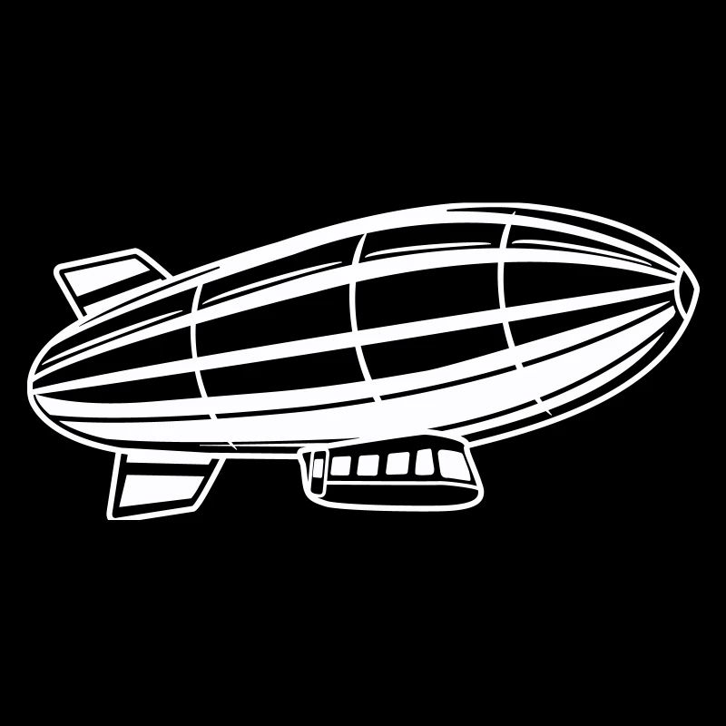Luftschiff Silhouette Zeppelin