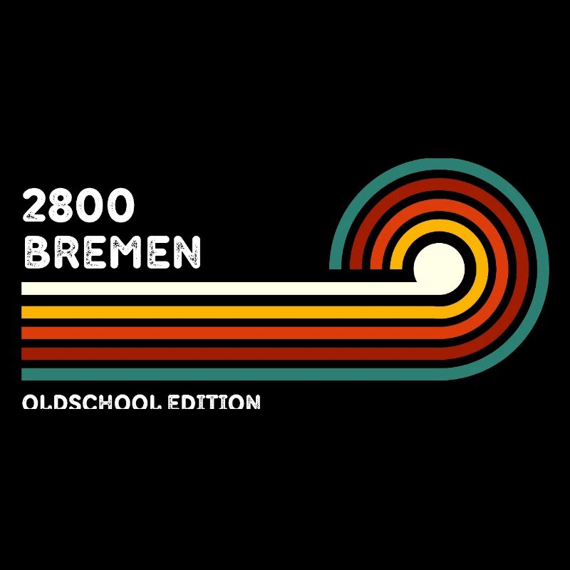 Bremen Retro Shirt 2800 Oldschool Code postal