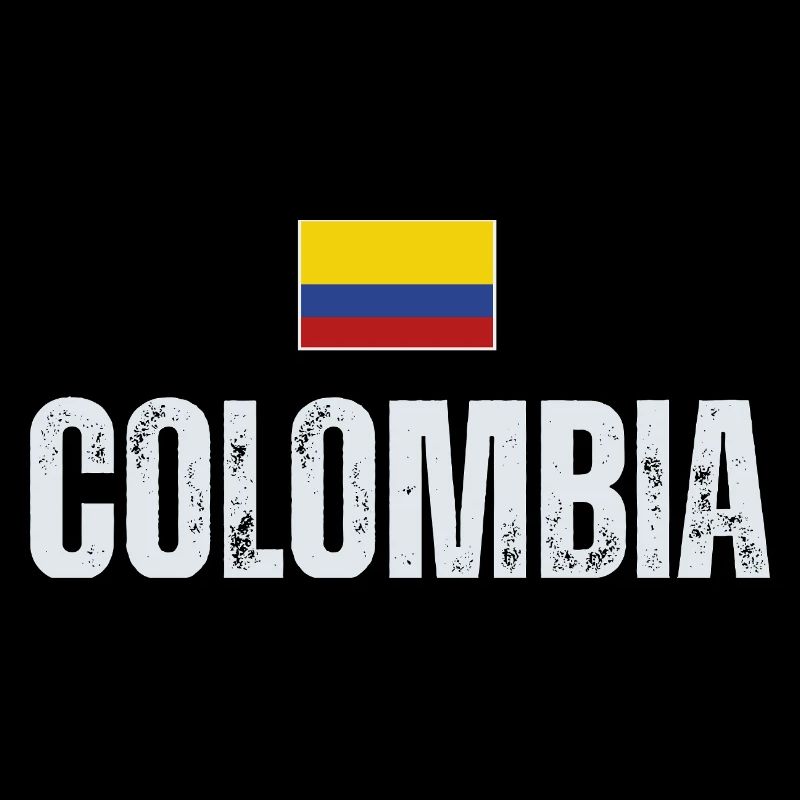 Drapeau de la Colombie, j’aime la Colombie