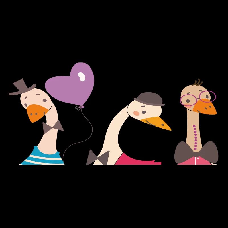 funny geese