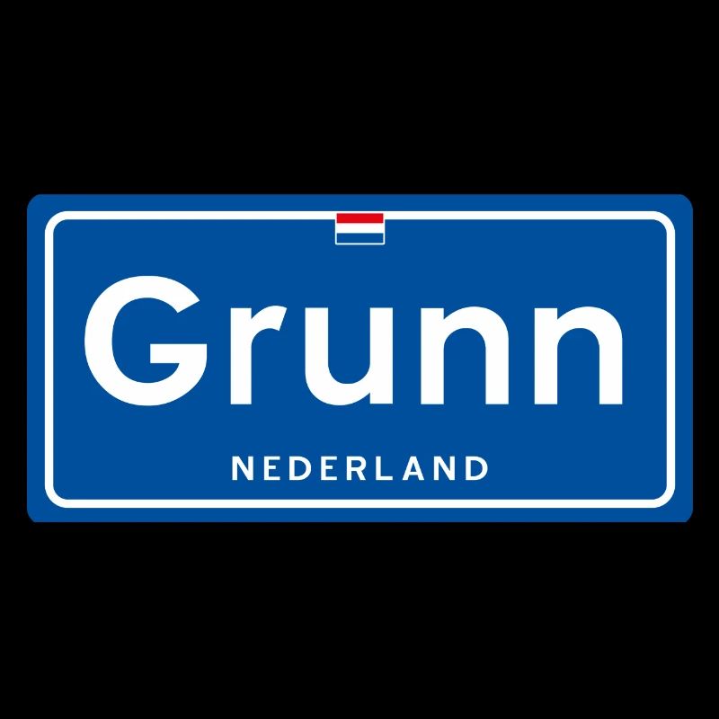 Grunn (Groningen) Ortsschild