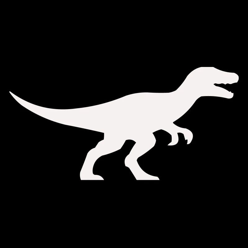 Raptor T Rex Silhouette
