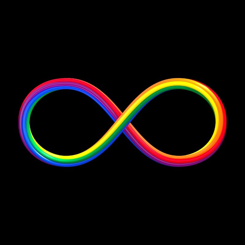 Infinite Infinity Symbol Rainbow LGBT