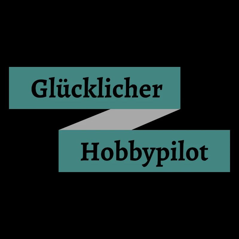 Glücklicher Hobbypilot