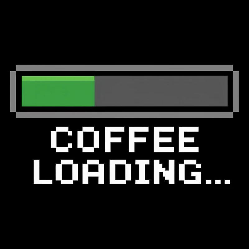 Coffee Loading Bar Pixel