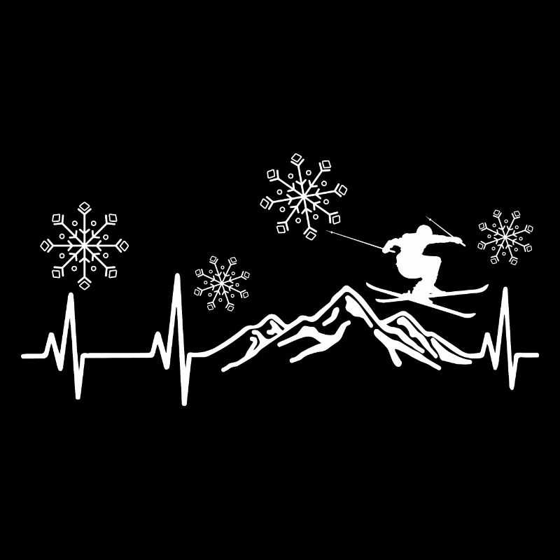 Heartbeat, Pulse, Skiing, Snow