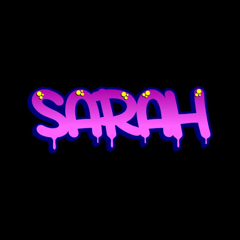 Graffiti prénom Sarah