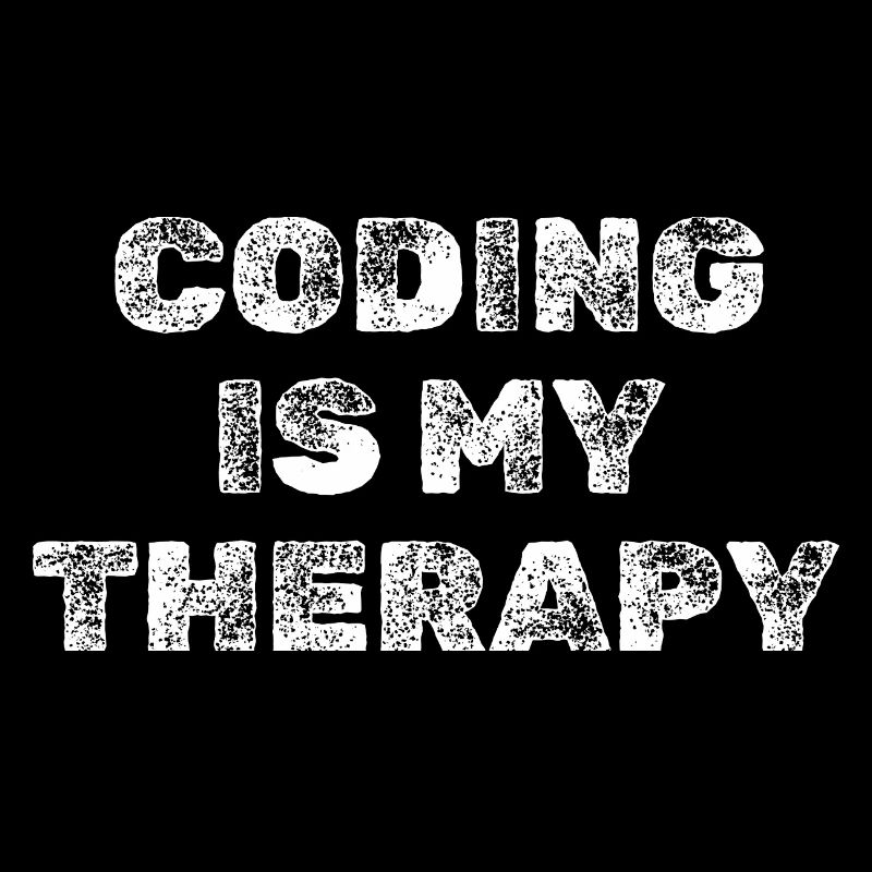 Le codage, c’est ma chemise de programmeur de thérapie