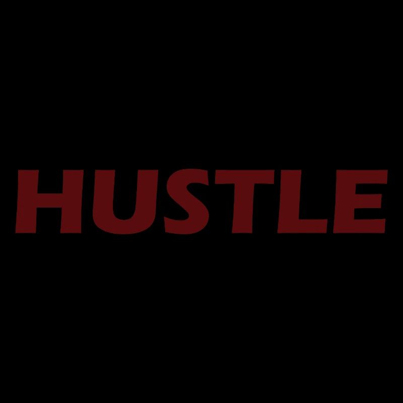 Bold Hustle Typography Design