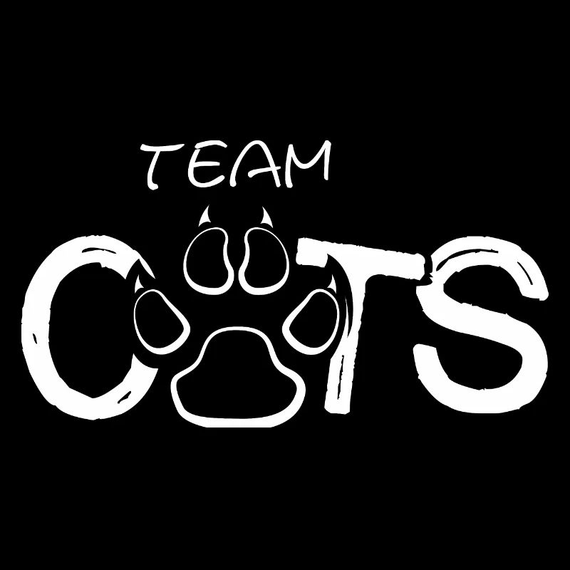 Icône de l’équipe de patte de chat illustration icône du logo