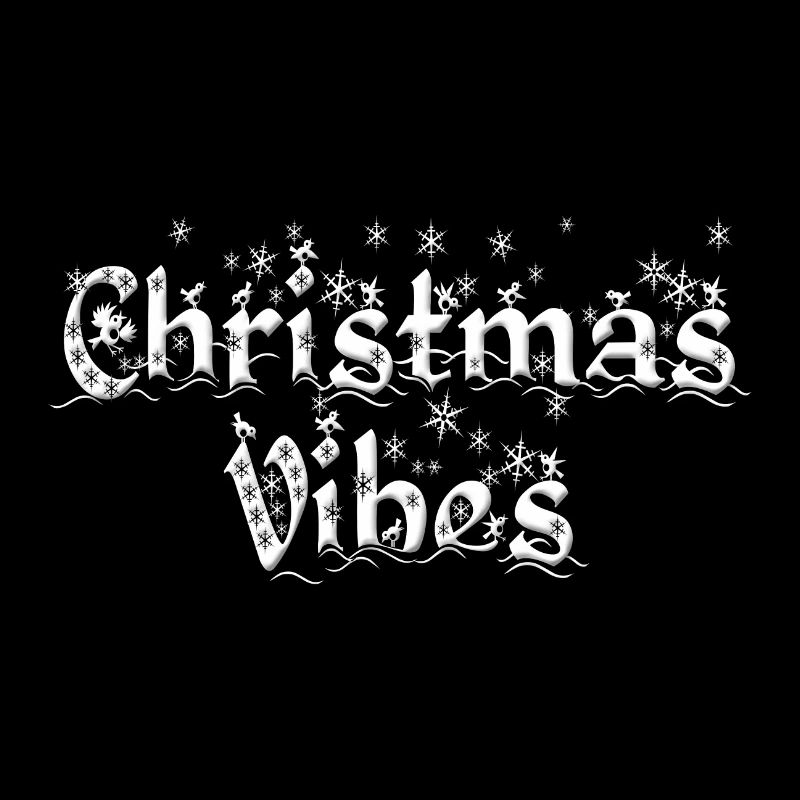 Christmas vibes - Christmas atmosphere - Snow & text