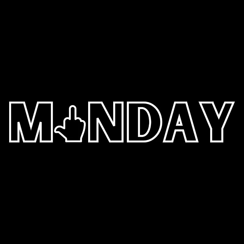 Monday middle finger