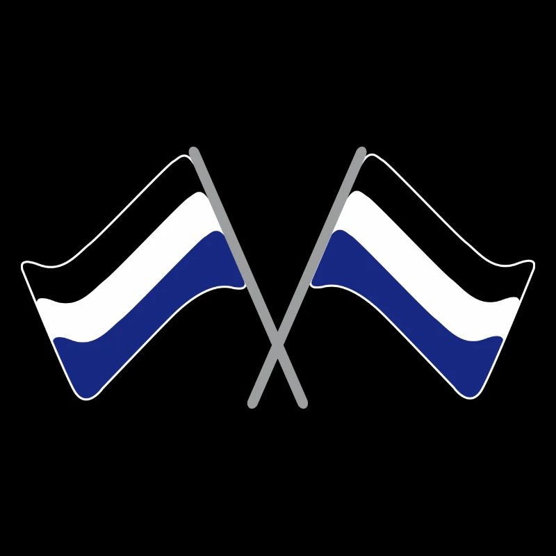 Drapeau noir-blanc-bleu | stade de football de drapeau