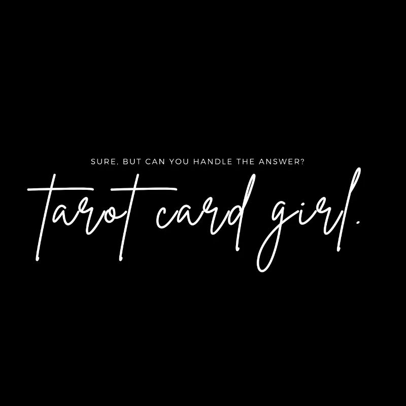 Fille de carte de tarot