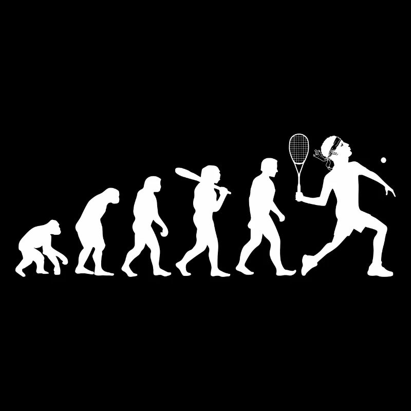 Corse Joueur De Squash Evolution