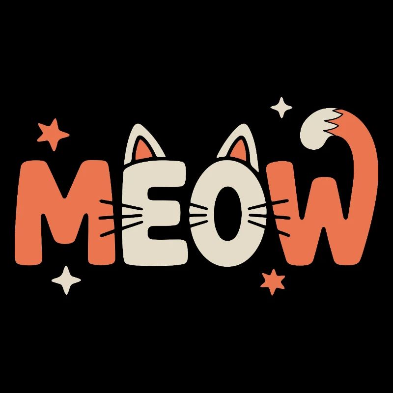 Meow – Cute Stylized Cat