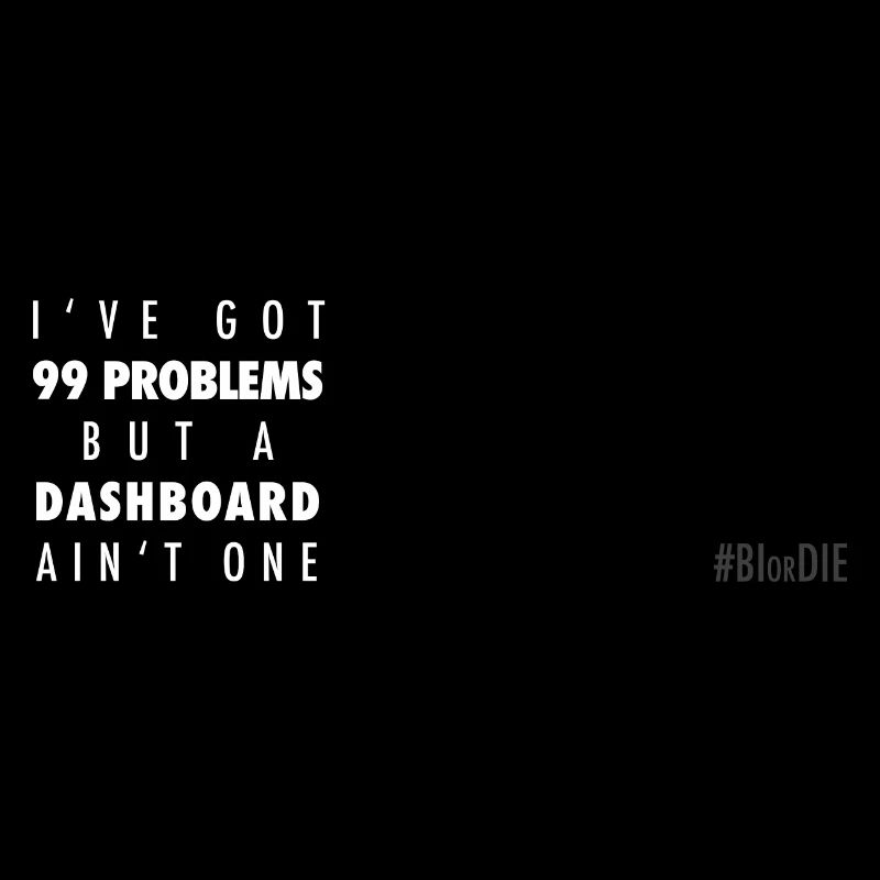 BI or DIE - Tasse | 99 Problems - white on black