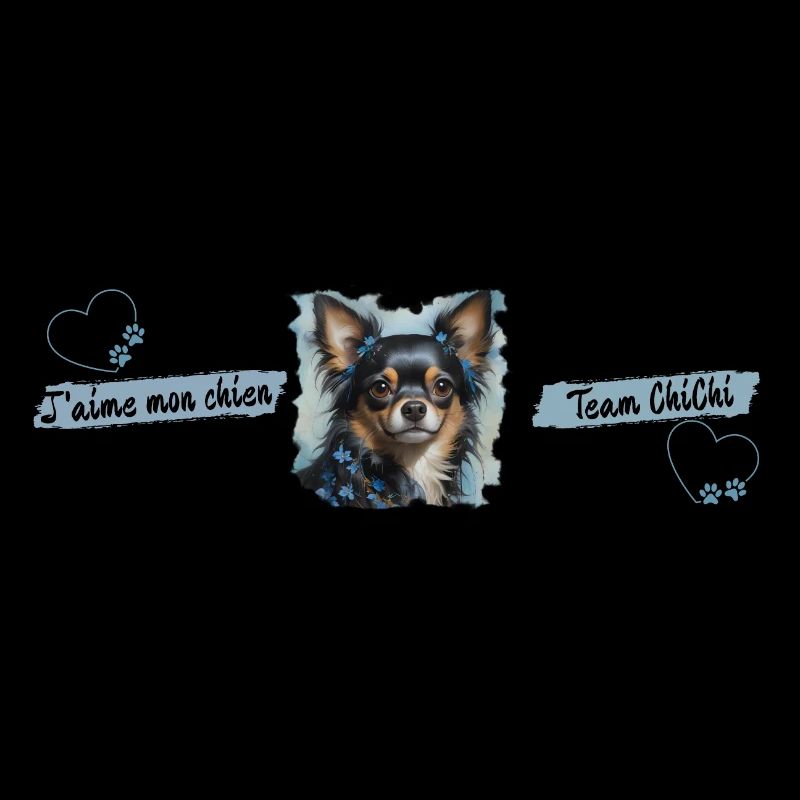MUG CHIHUAHUA BLEU