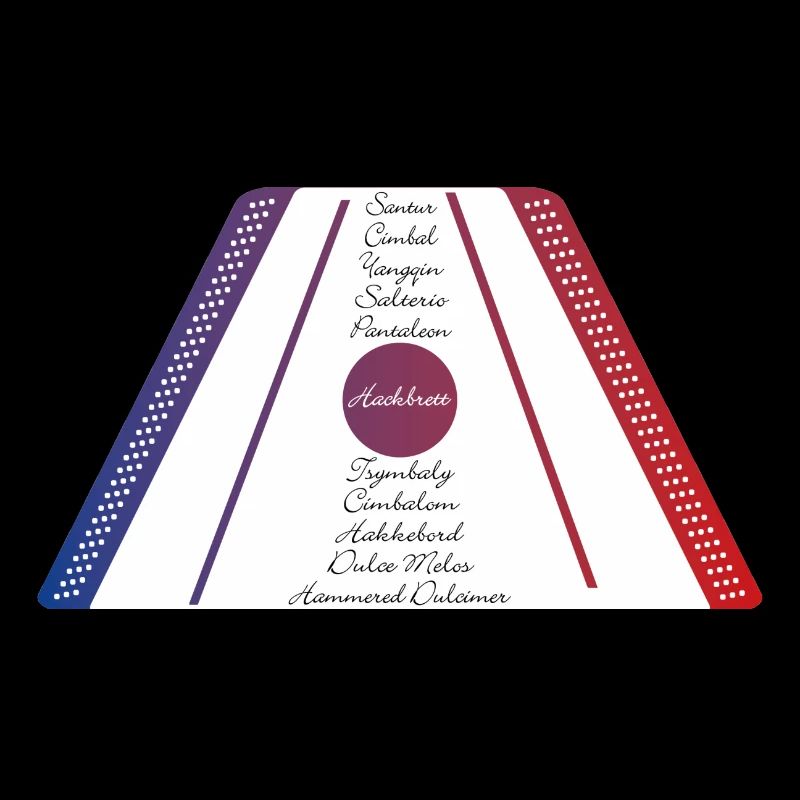 Dulcimer blue red