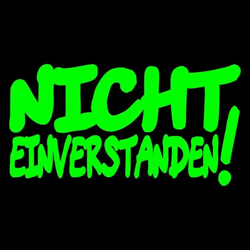 nicht einverstanden
