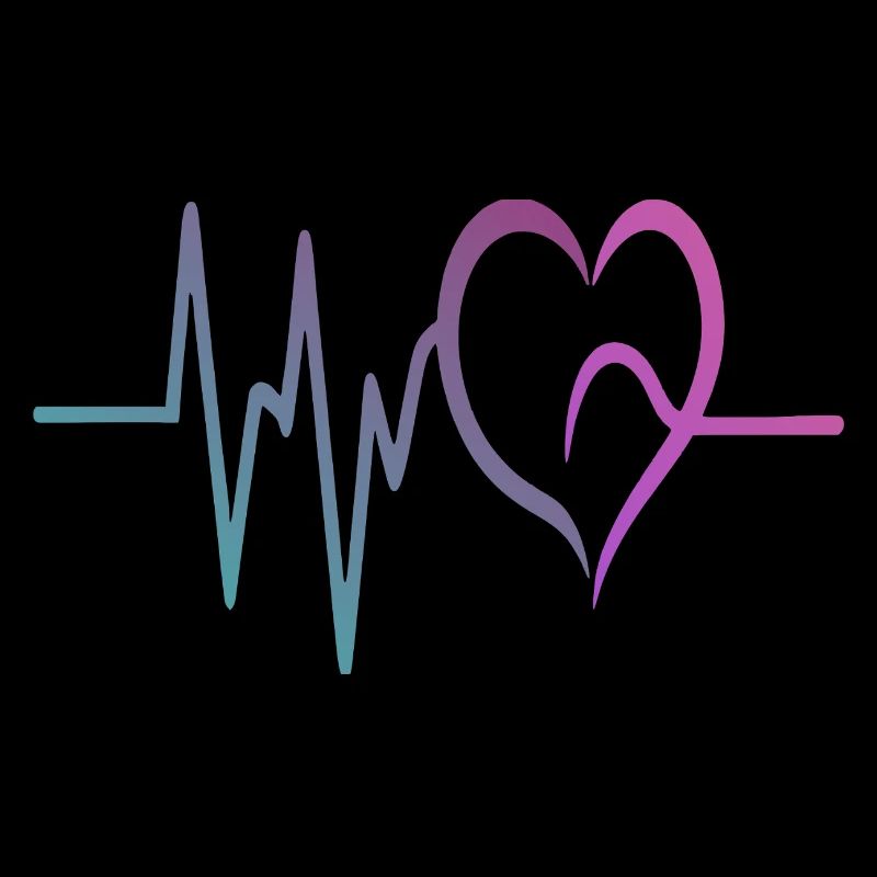 Cœur ECG à gradient