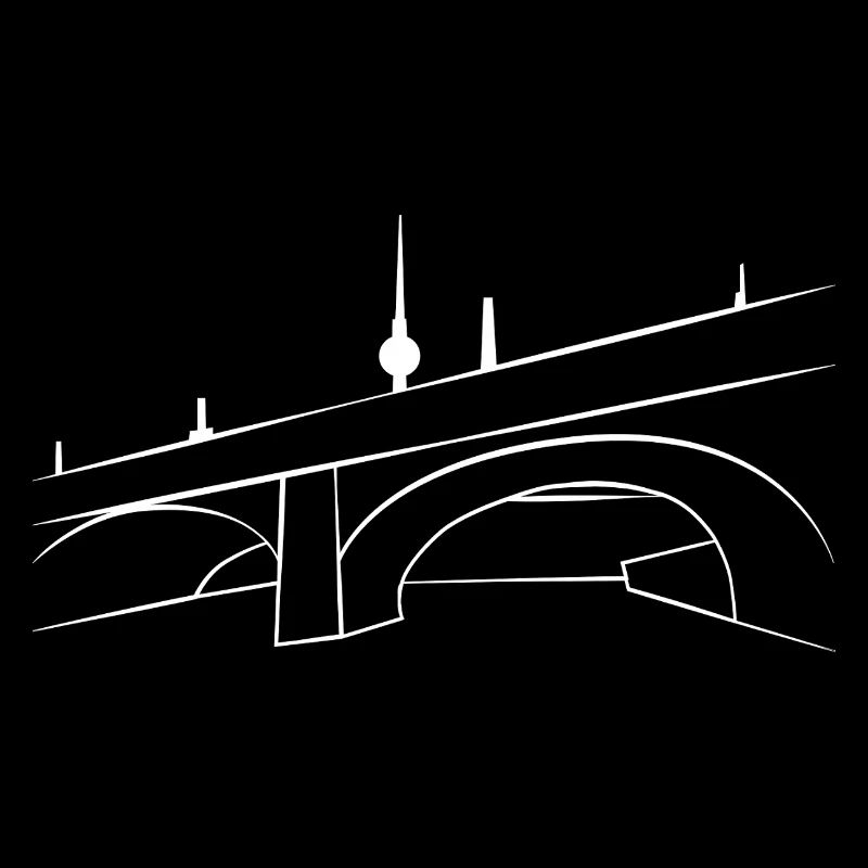 Urban Sketch Spreebrücke w