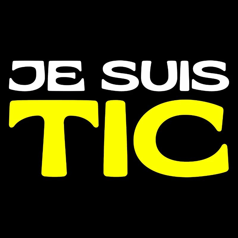 Je Suis TIC -TIC et TAC- TIC TAC Duo Drôle Cadeau