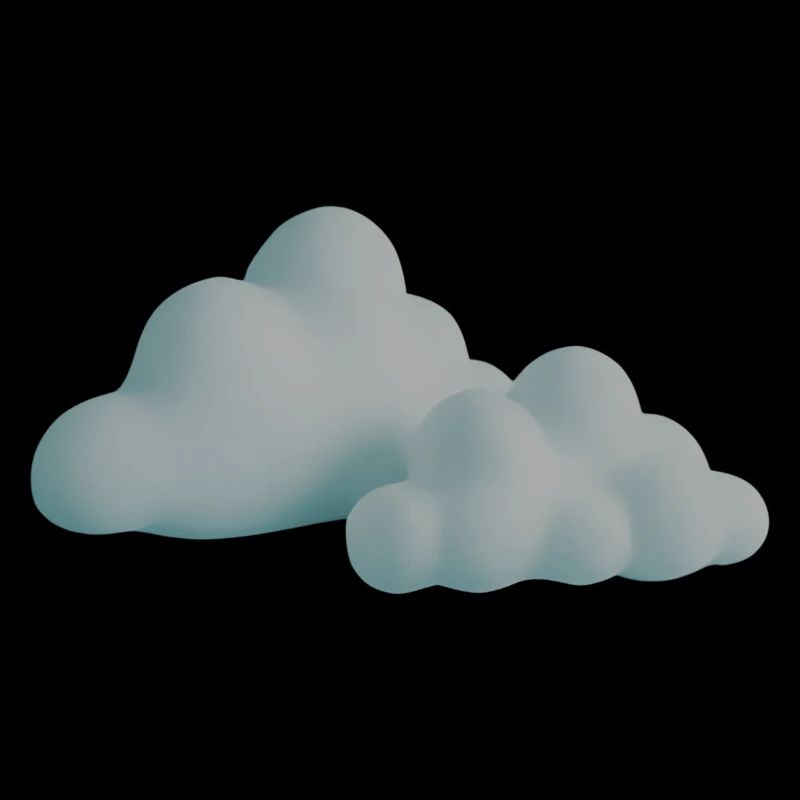 Cloud Design Sunset Colors
