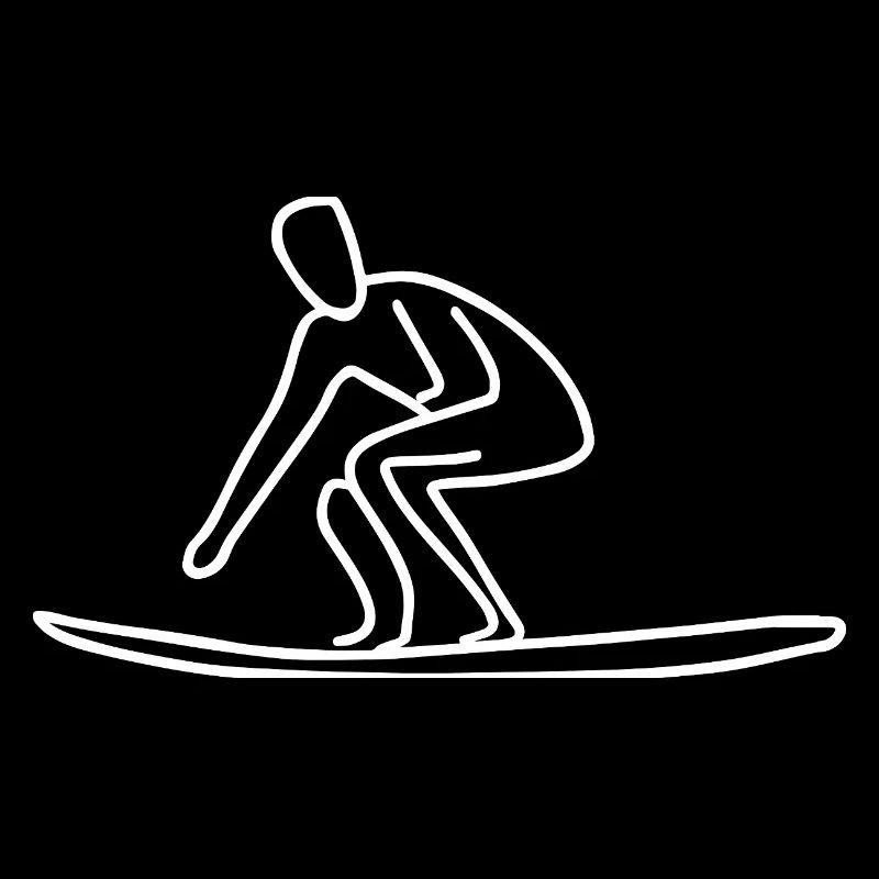 Dessin pour amateurs de surf