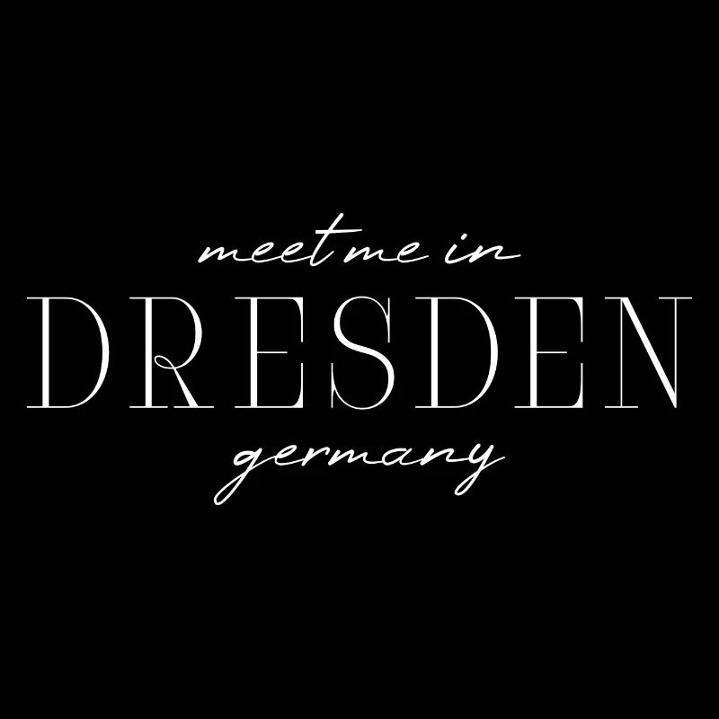Dresden, Germany Elegance Style Design T-Shirt