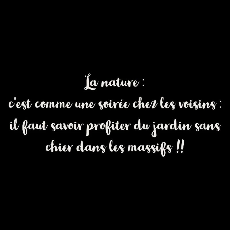 la nature : c'est comme une soiréee chez les voisi