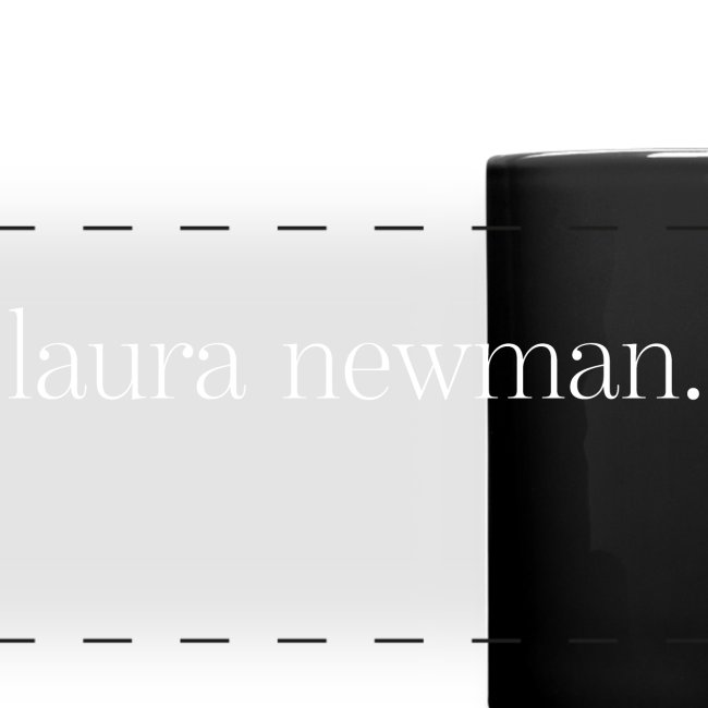 laura newman. Logo | white
