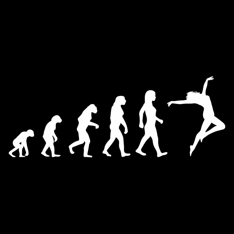 Evolution Frau Tanzen