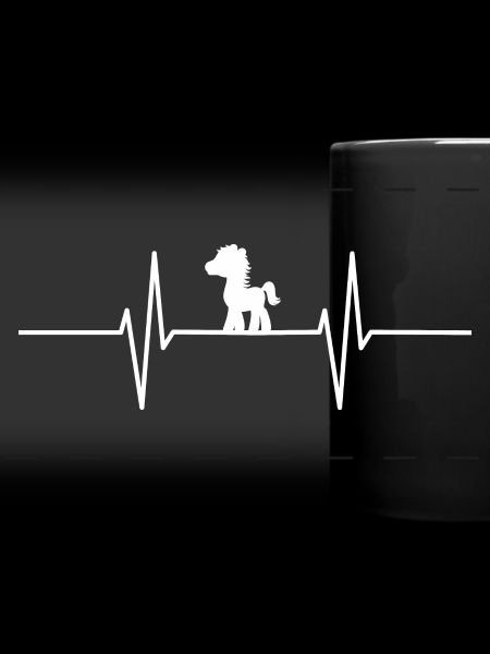 Herzschlag mit Pferd