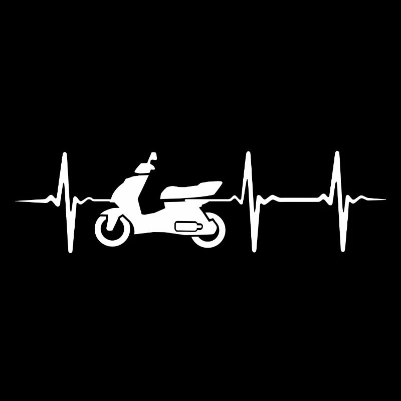 Herzschlag Roller Motorrad Mofa