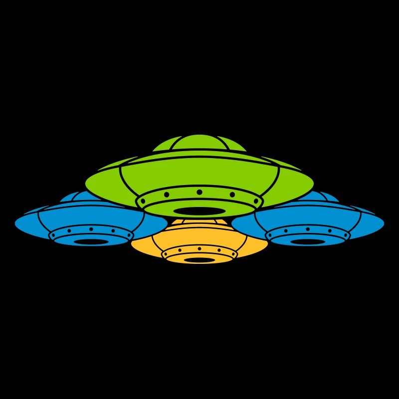 Groupe coloré d’escadrons d’OVNI