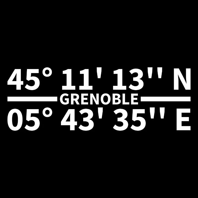 Coordonnées de Grenoble