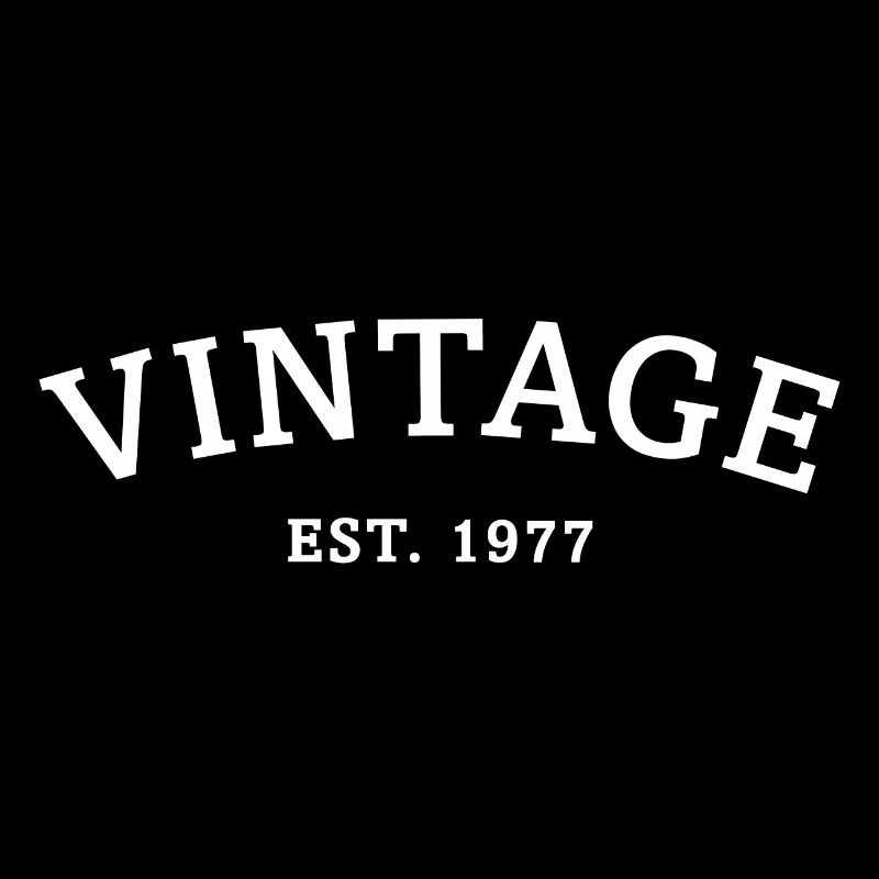 Vintage Est. 1977 Birthday Gift