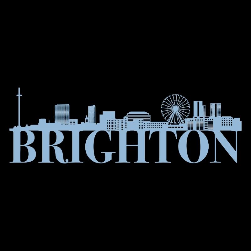 Brighton Angleterre Skyline cadeau idée UK
