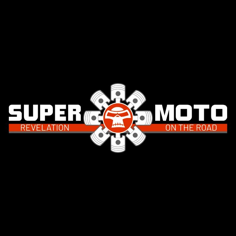 SUPER MOTO Monkey Circle rouge