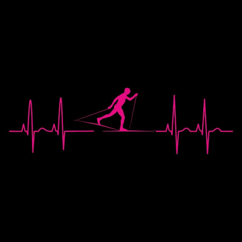 Heart beats for cross-country skiing