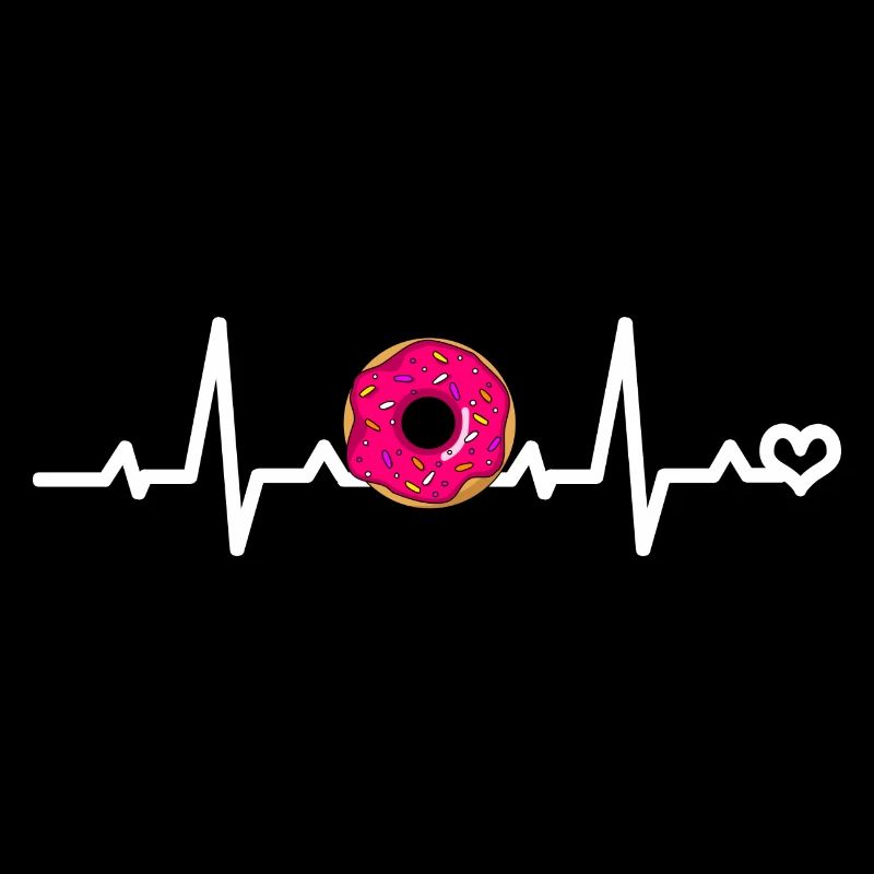 Pinker Donut Liebe