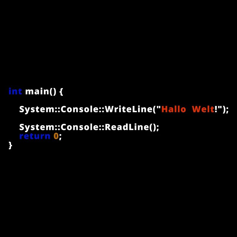 Programmierer Admin IT Code Nerd Hallo Welt EDV