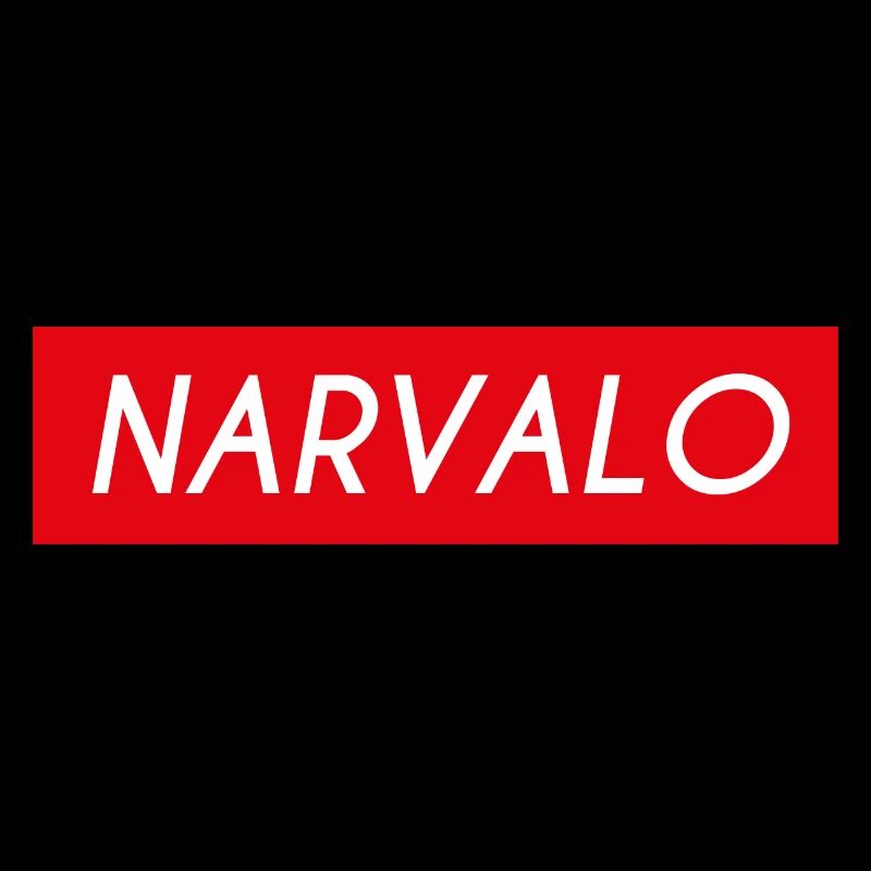 Narvalo logo rouge et blanc